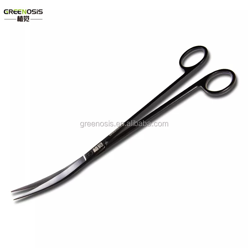 black curved scissor