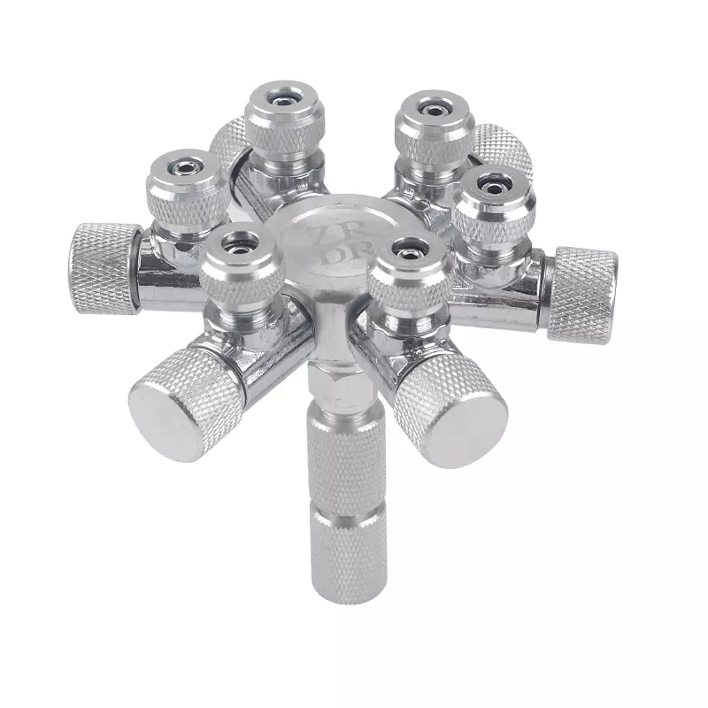 w02-06 co2 splitter 1 to 6 way